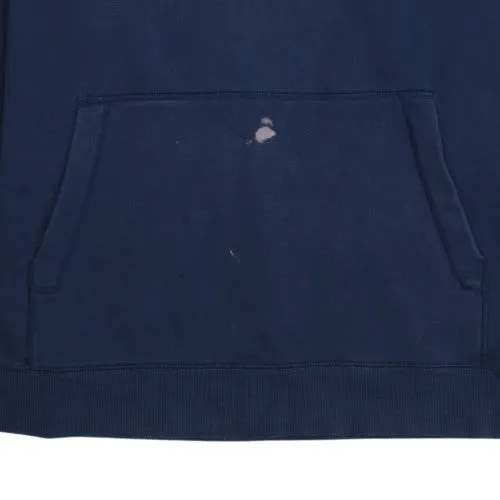 Under Armour Navy Blue Hoodie Men's XLarge Printed Logo Kangaroo Pocket Pullover Sweatshirt sold by Vintage Club product image thumbnail 5