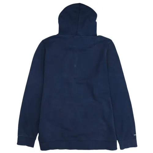 Under Armour Navy Blue Hoodie Men's XLarge Printed Logo Kangaroo Pocket Pullover Sweatshirt sold by Vintage Club product image thumbnail 2