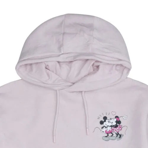 Disney Light Pink Hoodie Women’s Small Minnie Mouse Printed Chest Graphic Pullover Sweatshirt sold by Vintage Club product image thumbnail 3