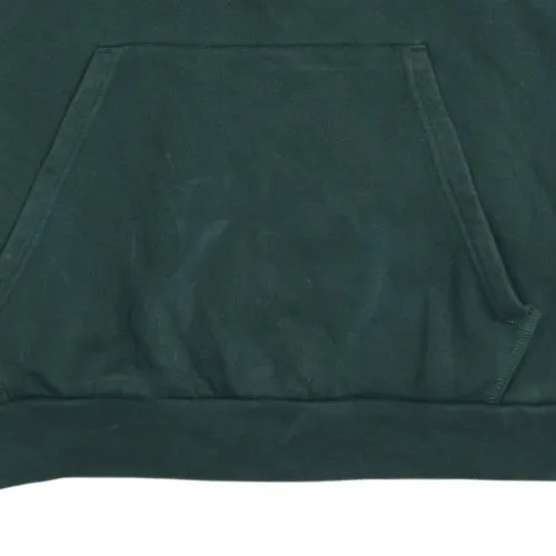 Adidas Dark Green Hoodie Men's Small Trefoil Logo Embroidered Chest Kangaroo Pocket Pullover Sweatshirt sold by Vintage Club product image thumbnail 5