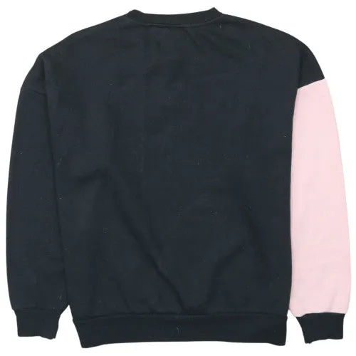 Disney Pink Black Sweatshirt Women's Small Minnie Mouse Printed Graphic Pullover Jumper sold by Vintage Club product image thumbnail 2