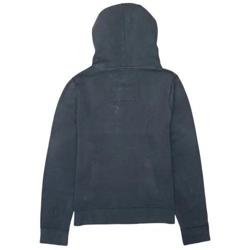 Hollister Black Hoodie Men's Large Embroidered Calif Surf Logo Kangaroo Pocket Pullover Sweatshirt sold by Vintage Club product image thumbnail 2