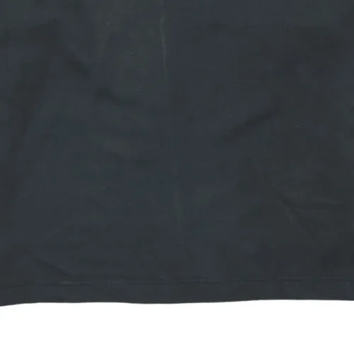 Nike Black Sweatshirt Men's Small Printed Swoosh Logo Front Back Crewneck Pullover Top sold by Vintage Club product image thumbnail 5