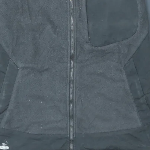 Adidas Black Full Zip Jacket Men's Large Three Stripe Back Reflective Outdoor Outerwear sold by Vintage Club product image thumbnail 4