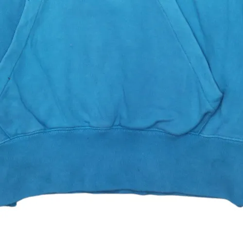 Champion Turquoise Blue Hoodie Men's Small Printed Logo Kangaroo Pocket Pullover Sweatshirt sold by Vintage Club product image thumbnail 5