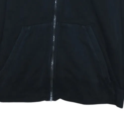 Adidas Black Full Zip Hoodie Women's Large Sleeve Logo Kangaroo Pockets Casual Sweatshirt sold by Vintage Club product image thumbnail 5