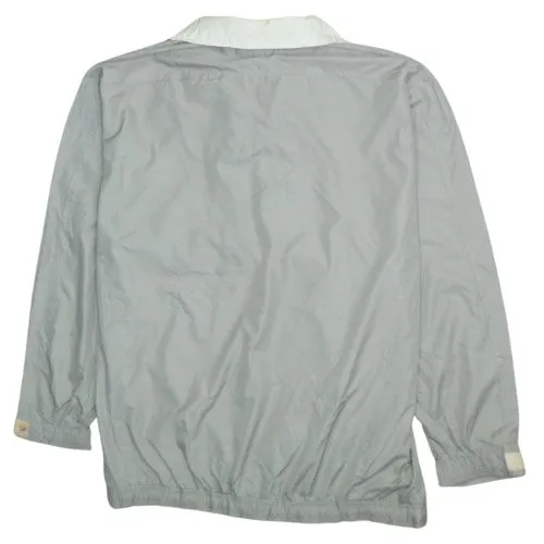 Reebok Khaki Green Windbreaker Jacket Men's XLarge Half Zip Front Pocket Mesh Lining Pullover sold by Vintage Club product image thumbnail 2