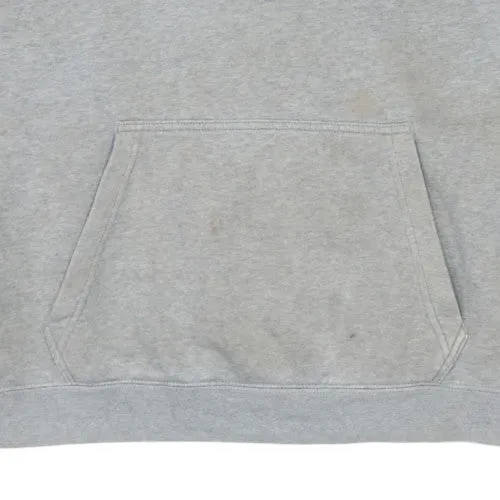 Nike Grey Hoodie Men's Small Embroidered Spellout Logo Kangaroo Pocket Pullover Sweatshirt sold by Vintage Club product image thumbnail 5