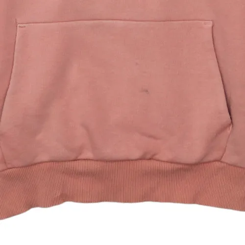 Puma Salmon Pink Hoodie Men's Small Printed Box Logo Kangaroo Pocket Pullover Sweatshirt sold by Vintage Club product image thumbnail 5