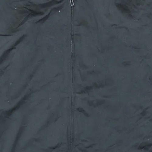 Adidas Black Track Jacket Men's XLarge Zip Pockets Subtle Logo Three Stripe Sleeves Outerwear sold by Vintage Club product image thumbnail 4