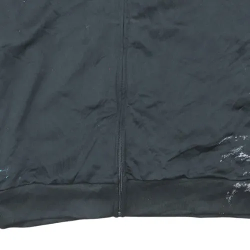 Adidas Black Track Jacket Men's XLarge Zip Pockets Subtle Logo Three Stripe Sleeves Outerwear sold by Vintage Club product image thumbnail 5