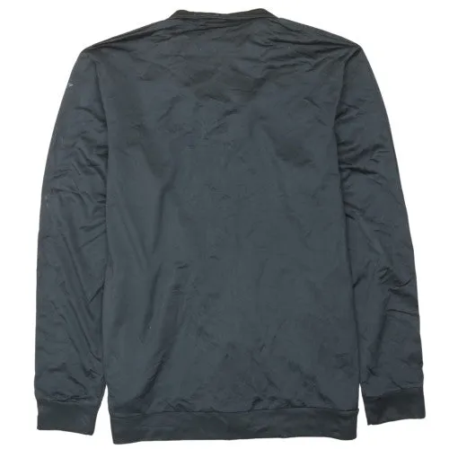 Adidas Black Track Jacket Men's XLarge Zip Pockets Subtle Logo Three Stripe Sleeves Outerwear sold by Vintage Club product image thumbnail 2