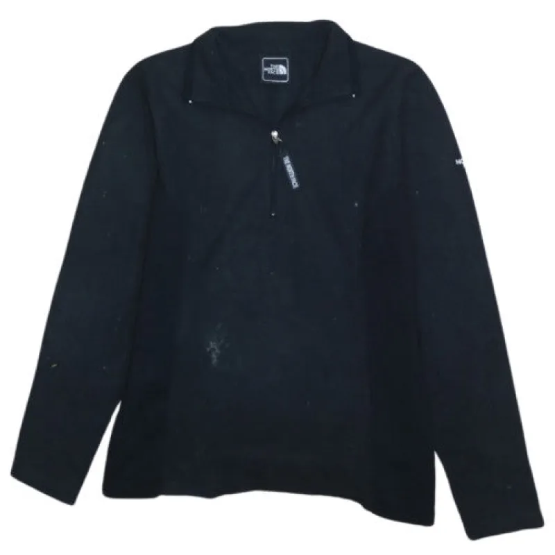The North Face Black Fleece Jumper Men’s Small Quarter Zip Pullover Embroidered Logo Top sold by Vintage Club