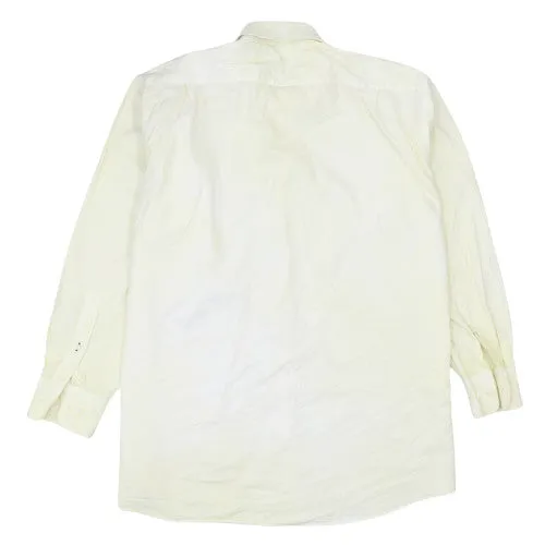 Tommy Hilfiger Pale Yellow Shirt Men's Large Regular Fit Long Sleeve Pocket Button Up sold by Vintage Club product image thumbnail 2