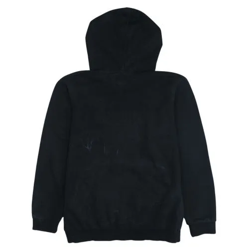 Puma Black Hoodie Women’s XLarge Printed Logo Kangaroo Pocket Pullover Sweatshirt sold by Vintage Club product image thumbnail 2