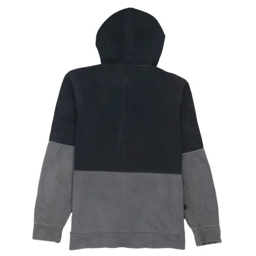 Adidas Black Grey Hoodie Men's Small Full Zip Three Stripes Embroidered Logo Sweatshirt sold by Vintage Club product image thumbnail 2