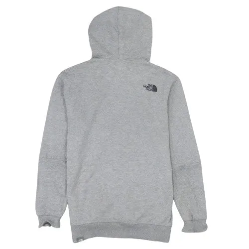 The North Face Grey Hoodie Men's Small Large Printed Logo Kangaroo Pocket Pullover Sweatshirt sold by Vintage Club product image thumbnail 2
