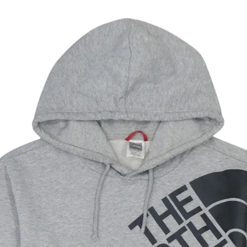 The North Face Grey Hoodie Men's Small Large Printed Logo Kangaroo Pocket Pullover Sweatshirt sold by Vintage Club product image thumbnail 3