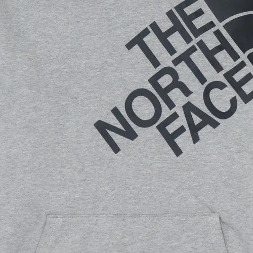 The North Face Grey Hoodie Men's Small Large Printed Logo Kangaroo Pocket Pullover Sweatshirt sold by Vintage Club product image thumbnail 4