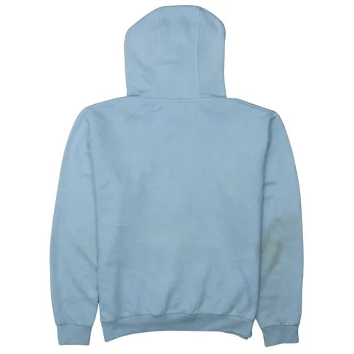 Fila Light Blue Hoodie Men’s Large Embroidered Chest Logo Kangaroo Pocket Pullover Sweatshirt sold by Vintage Club product image thumbnail 2