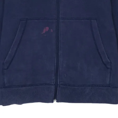 Under Armour Navy Blue Full Zip Hoodie Men’s Medium Embroidered Logo Kangaroo Pockets Fleece Sweatshirt sold by Vintage Club product image thumbnail 5
