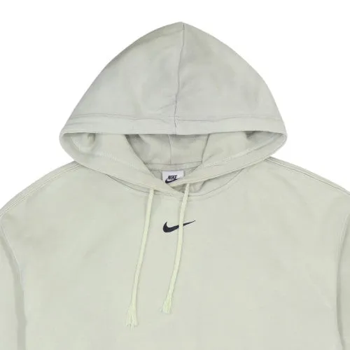 Nike Beige Cream Hoodie Men’s Small Embroidered Swoosh Minimal Logo Pullover Sweatshirt sold by Vintage Club product image thumbnail 3