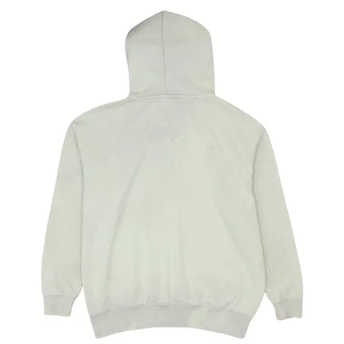 Nike Beige Cream Hoodie Men’s Small Embroidered Swoosh Minimal Logo Pullover Sweatshirt sold by Vintage Club product image thumbnail 2