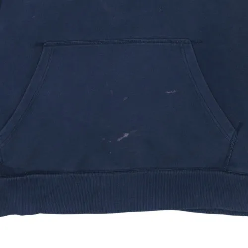 Nike Navy Blue Hoodie Men’s XLarge Embroidered Swoosh Logo Kangaroo Pocket Pullover Sweatshirt sold by Vintage Club product image thumbnail 5