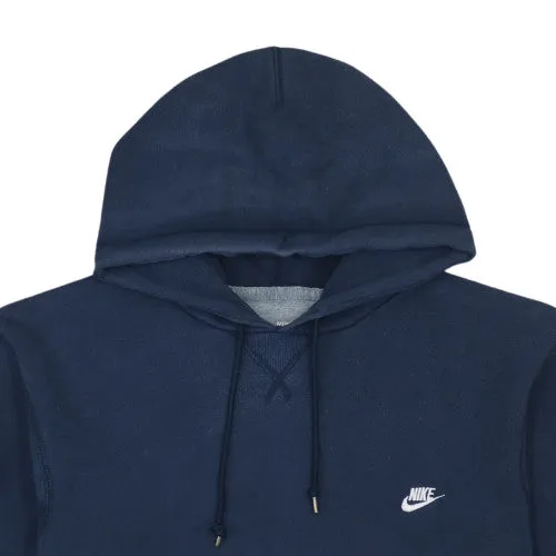 Nike Navy Blue Hoodie Men’s XLarge Embroidered Swoosh Logo Kangaroo Pocket Pullover Sweatshirt sold by Vintage Club product image thumbnail 3