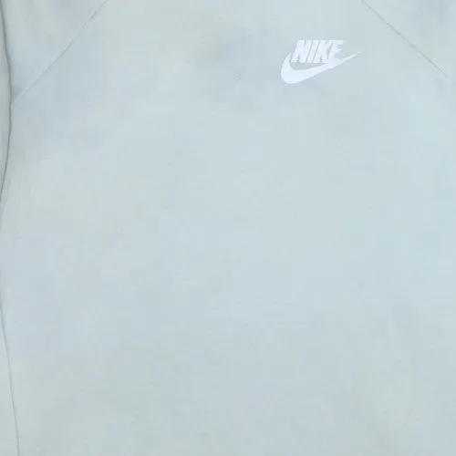 Nike Pale Mint Sweatshirt Men's Small Printed Swoosh Logo Tape Detail Pullover Top sold by Vintage Club product image thumbnail 4