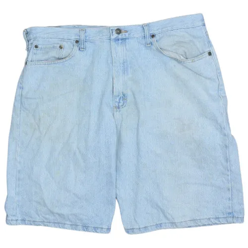 Wrangler Light Blue Denim Shorts Men's 40 Relaxed Fit Five Pocket Jean Shorts sold by Vintage Club product image thumbnail 2