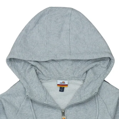 Ellesse Grey Full Zip Hoodie Men's XSmall Tape Sleeve Embroidered Chest Logo Sweatshirt sold by Vintage Club product image thumbnail 3