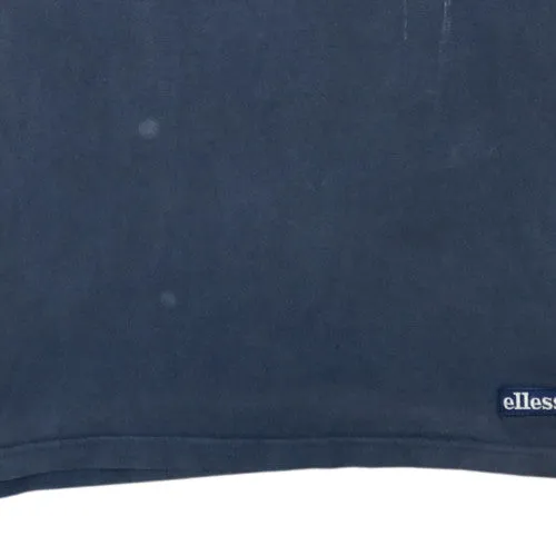 Ellesse Navy Blue T Shirt Men's XSmall Printed Chest Logo Short Sleeve Casual Tee sold by Vintage Club product image thumbnail 5