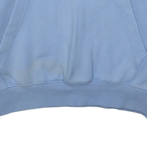 Nike Light Blue Hoodie Men's Small Embroidered Swoosh Logo Kangaroo Pocket Pullover Sweatshirt sold by Vintage Club product image thumbnail 5