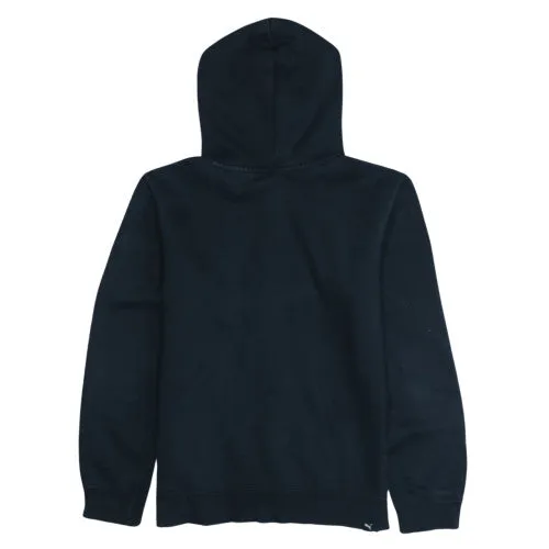 Puma Black Hoodie Women’s XLarge Printed Logo Kangaroo Pocket Pullover Sweatshirt sold by Vintage Club product image thumbnail 2