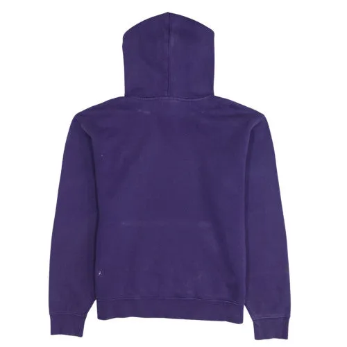 Russell Athletic Purple Hoodie Men's Medium Embroidered Chest Logo Kangaroo Pocket Pullover Sweatshirt sold by Vintage Club product image thumbnail 2