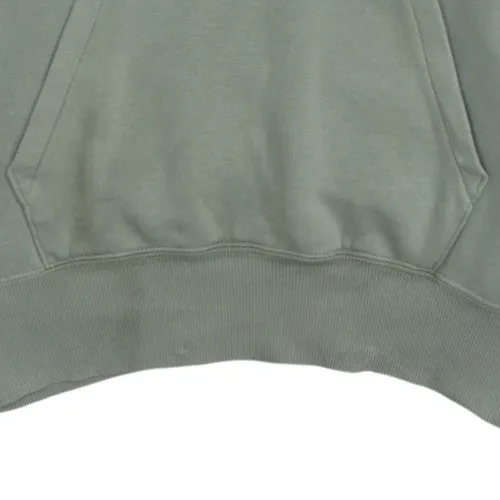 Nike Khaki Green Hoodie Men's Small Oversized Fit Printed Logos Kangaroo Pocket Sweatshirt sold by Vintage Club product image thumbnail 5