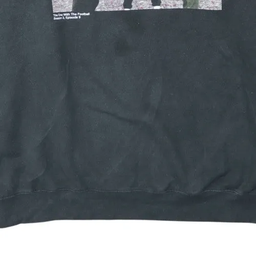 Friends Black Sweatshirt Men's XXLarge Printed Football Scene Crewneck Pullover Fleece Top sold by Vintage Club product image thumbnail 5