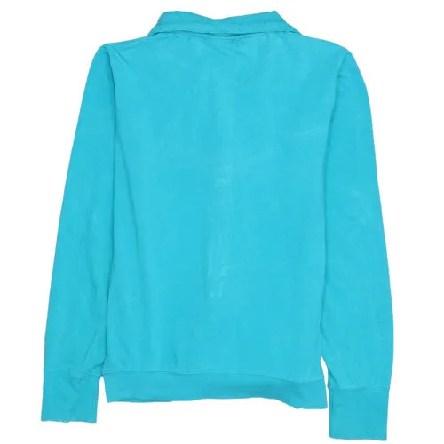 Nike Turquoise Full Zip Jacket Men's Medium White Chevron Printed Swoosh Track Top sold by Vintage Club product image thumbnail 2