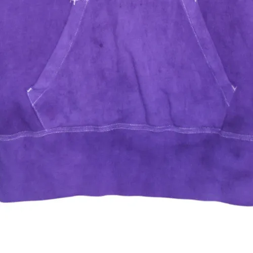 Champion Purple Hoodie Men's Small Embroidered Spellout Logo Kangaroo Pocket Pullover Sweatshirt sold by Vintage Club product image thumbnail 5