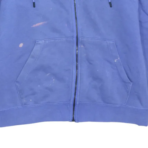 Nike Purple Full Zip Hoodie Women’s Medium Printed Swoosh Logo Kangaroo Pocket Sweatshirt sold by Vintage Club product image thumbnail 5