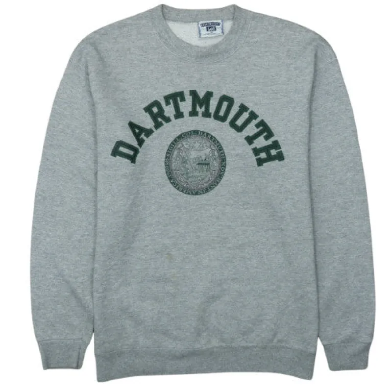Lee Grey Dartmouth Sweatshirt Men’s Medium Printed College Logo Crewneck Pullover made by Lee