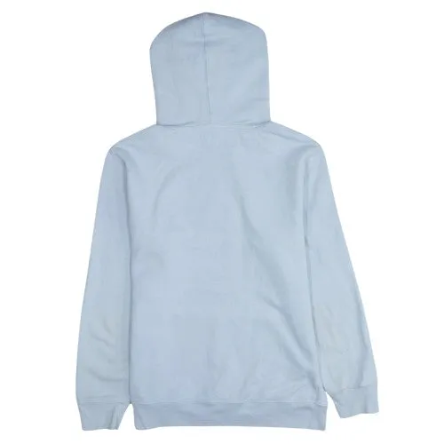 Levi's Light Blue Hoodie Women's Medium Faded Box Logo Kangaroo Pocket Pullover Sweatshirt sold by Vintage Club product image thumbnail 2