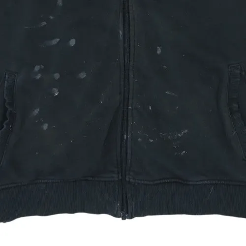 Champion Black Full Zip Sweatshirt Men's Large Embroidered Chest Logo Pockets Fleece Jacket sold by Vintage Club product image thumbnail 5