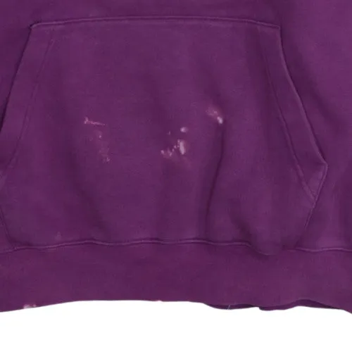 Nike Purple Hoodie Men's Small Embroidered Swoosh Logo Kangaroo Pocket Pullover Sweatshirt sold by Vintage Club product image thumbnail 5