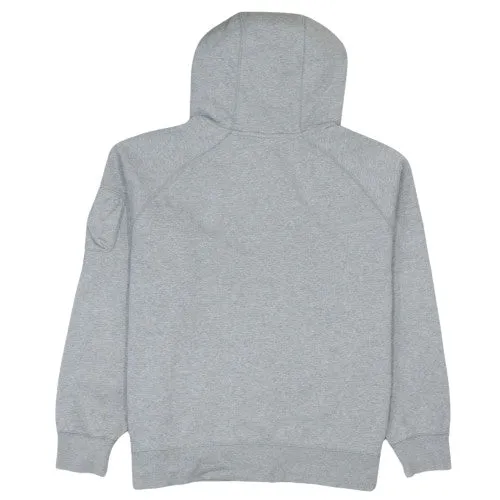 Nike Grey Full Zip Hoodie Men's XXLarge Manchester United AON Embroidered Logos Sweatshirt sold by Vintage Club product image thumbnail 2