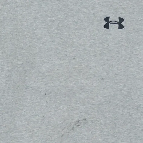 Under Armour Grey Hoodie Men's Medium Embroidered Logo Drawstring Hood Kangaroo Pocket Sweatshirt sold by Vintage Club product image thumbnail 4