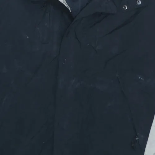 Kappa Black Windbreaker Jacket Men's XXLarge Zip Pockets Colour Block Outerwear Track Top sold by Vintage Club product image thumbnail 4