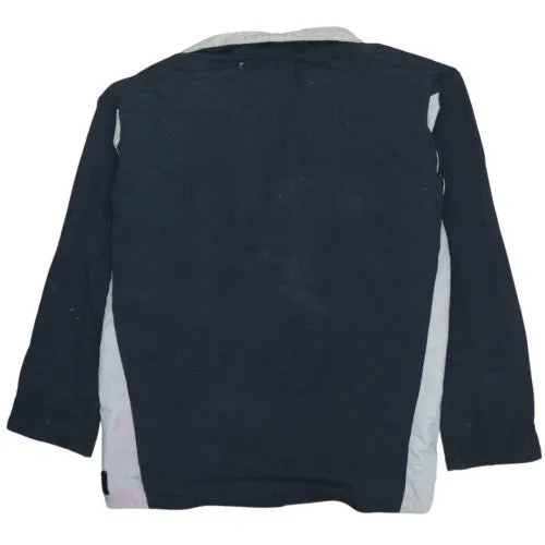 Kappa Black Windbreaker Jacket Men's XXLarge Zip Pockets Colour Block Outerwear Track Top sold by Vintage Club product image thumbnail 2