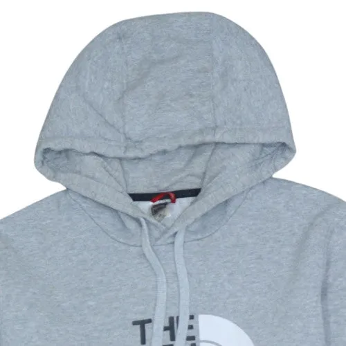 The North Face Grey Hoodie Men's Medium Printed Logo Kangaroo Pocket Pullover Sweatshirt sold by Vintage Club product image thumbnail 3